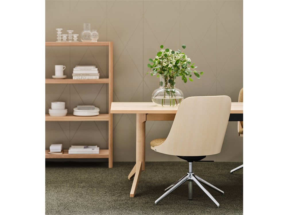 Locus, pedestal table, table, conference table, dining table, sofa table, wood, Karl Andersson Söner
