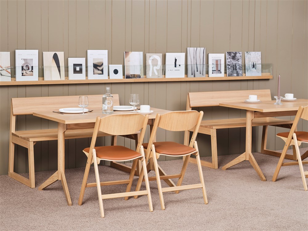 Locus, pedestal table, table, conference table, dining table, sofa table, wood, Karl Andersson Söner