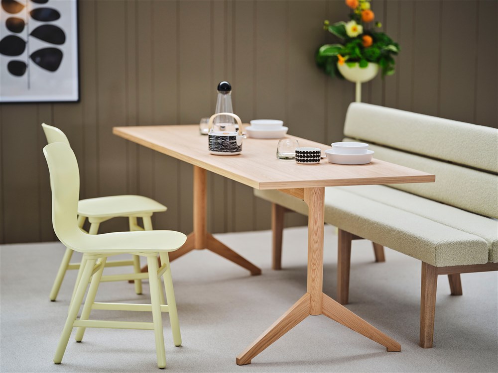 Locus, pedestal table, table, conference table, dining table, sofa table, wood, Karl Andersson Söner