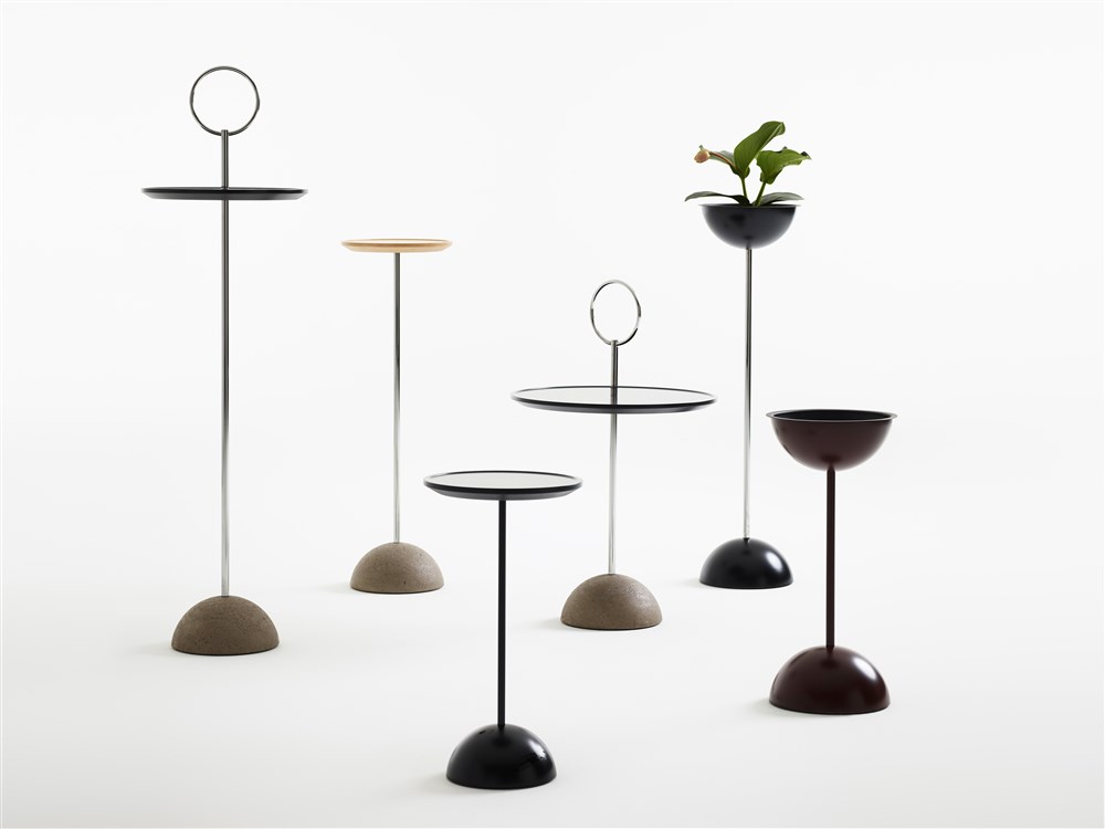 Lollipop sofa table pedestal table bowl Karl Andersson Söner