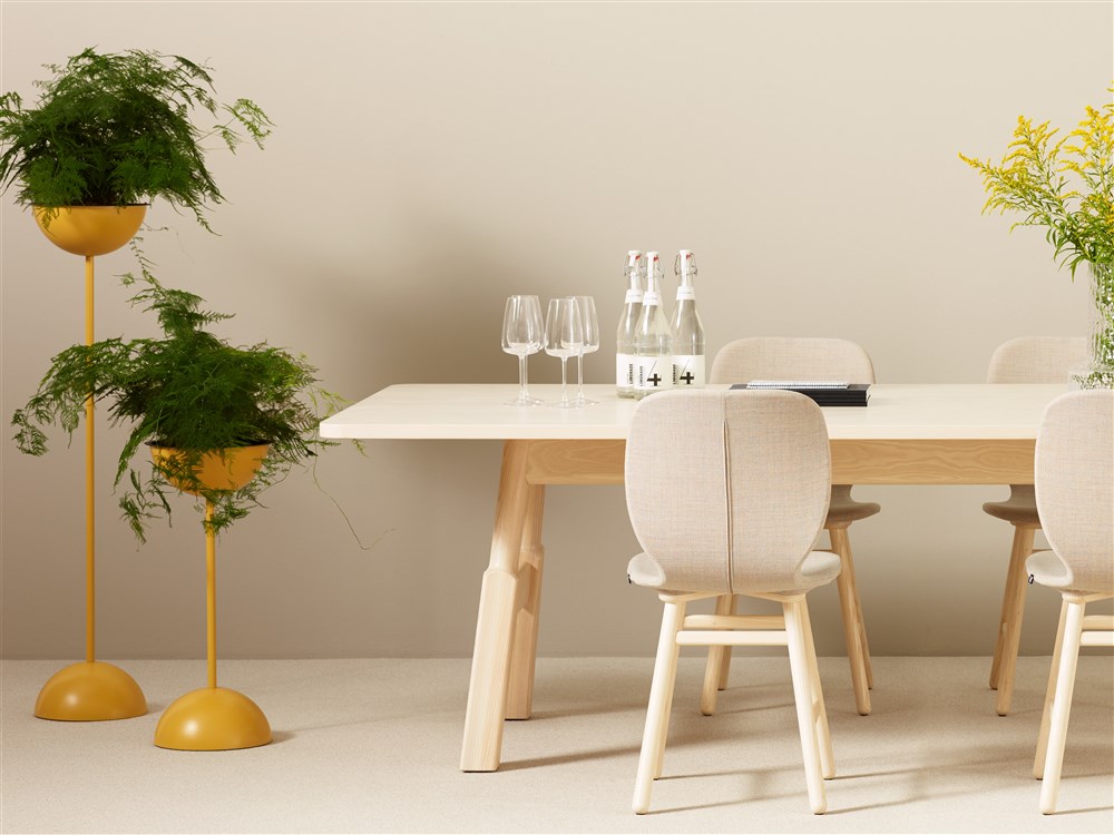Lollipop sofa table pedestal table bowl Karl Andersson Söner