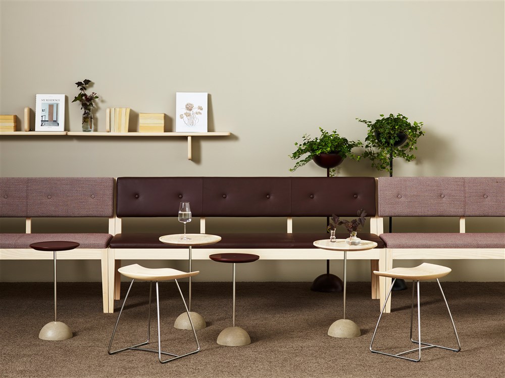Lollipop sofa table pedestal table bowl Karl Andersson Söner