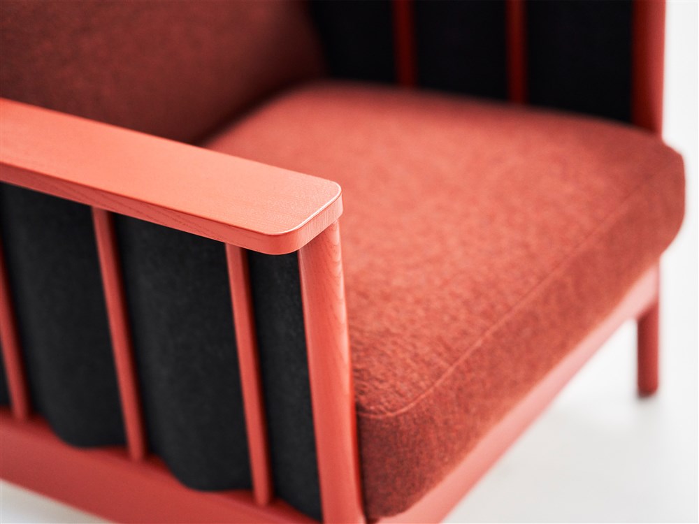 Ondule sofa easy chair high back low back room divider Karl Andersson Söner 