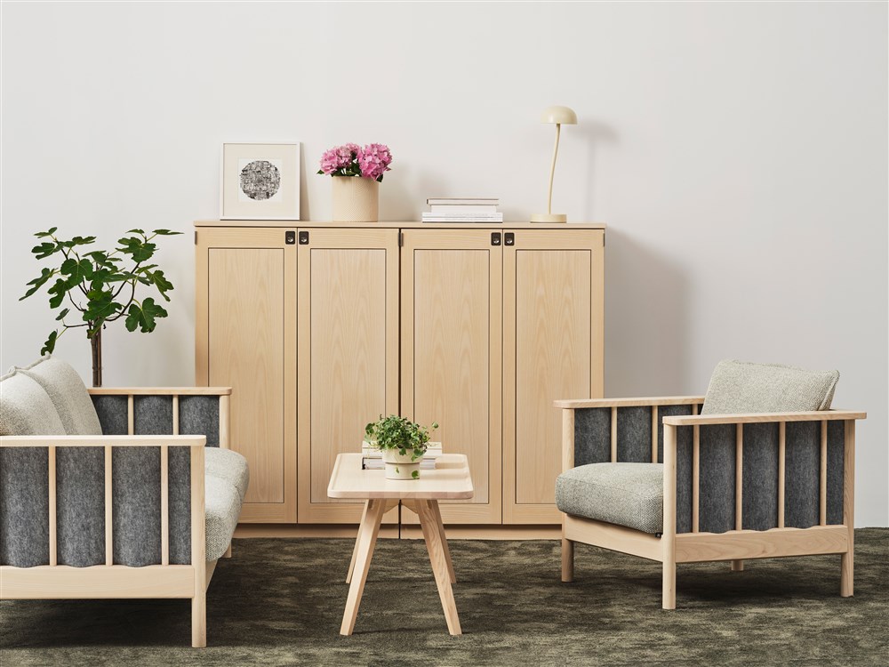 Ondule sofa easy chair high back low back room divider Karl Andersson Söner 