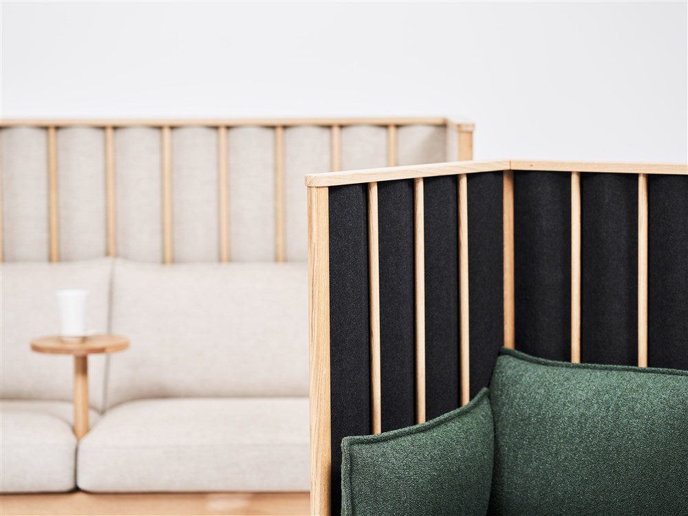 Ondule sofa easy chair high back low back room divider Karl Andersson Söner 